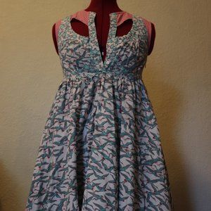 Vintage Inspired Crane Dress